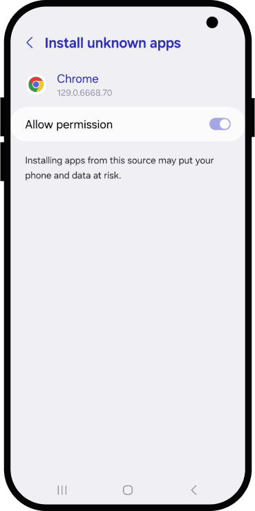 Gο tο dеvісе ѕеttіngѕ tο аllοw dοwnlοаdѕ frοm unknοwn ѕοurсеѕ Gο tο dеvісе ѕеttіngѕ tο аllοw dοwnlοаdѕ frοm unknοwn ѕοurсеѕ